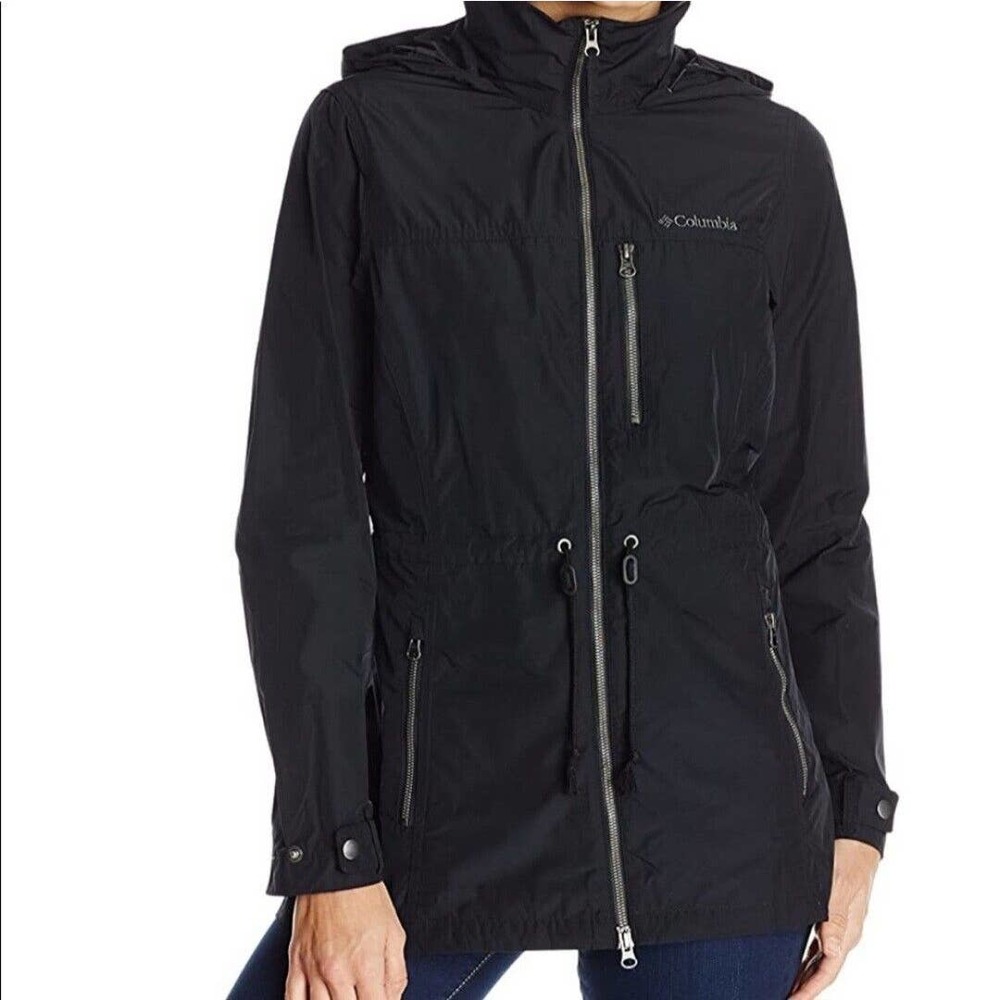 Columbia Women's Black Suburbanizer Full Zip Jacket US Size Small Hooded